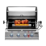 Встраиваемый газовый гриль Napoleon BILEX-605 (вид c)