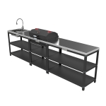 Стол-гриль Grillver с решёткой из нержавеющей стали(вид c)