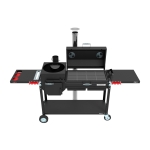 Комплект печь-мангал Grillver Искандер-360 Комфорт Эйр с чугунной решеткой (вид b)