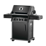 Газовый гриль Napoleon Rogue 425 RSB (черный, с боковой конфоркой и вертелом) (вид b)