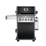 Газовый гриль Napoleon Rogue 425 SE (черный, с ИК горелкой 3/3 и вертелом) (вид c)